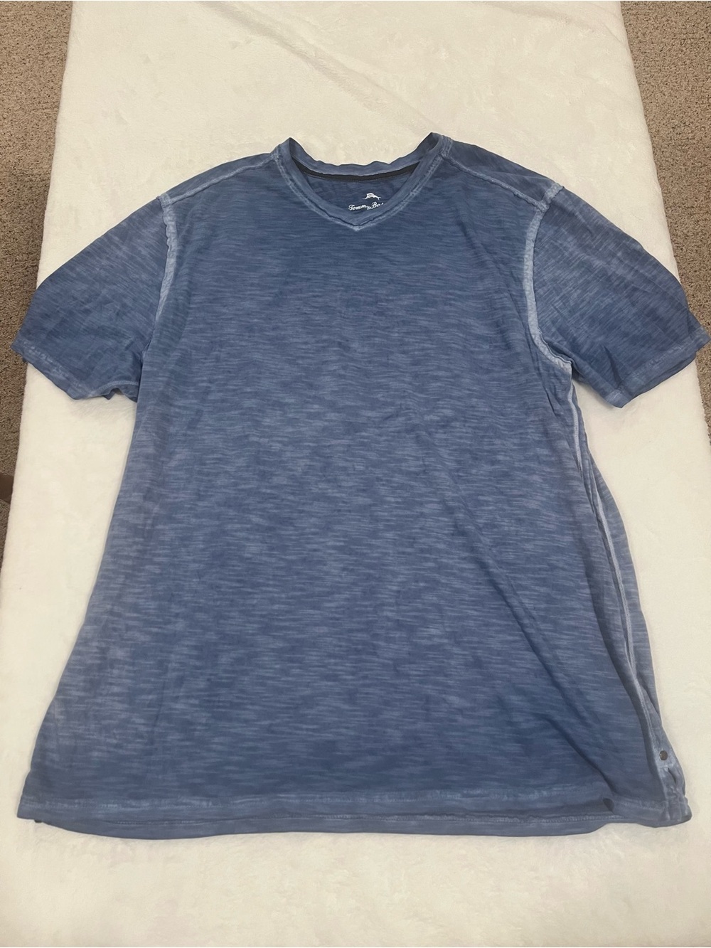 Tommy Bahama Men's 100% Pima Cotton V Neck Slub Tee - Size XL